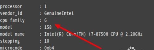 Linux下如何查看CPU信息（使用命令行快速获取系统CPU信息）-第3张图片-数码深度