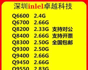 探索酷睿Q6600处理器的性能和特点（解析酷睿Q6600处理器的架构、性能优势与应用领域）-第1张图片-数码深度