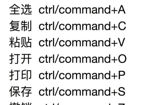 苹果电脑快捷键大全（提高工作效率的必备指南）-第2张图片-数码深度